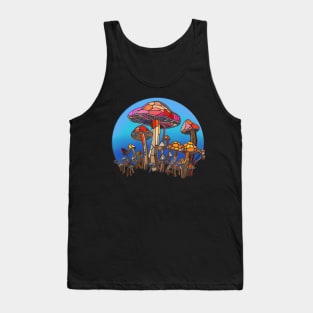 Stained glass mushrooms Tank Top